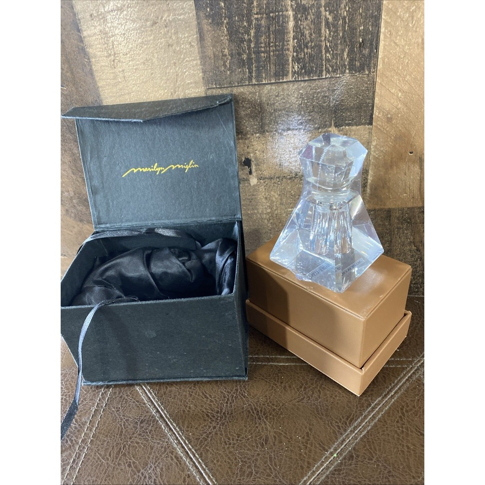 Vintage‎ Marilyn Miglin Multi Faceted Diamond Cut Perfume Bottle Stopper Sealed